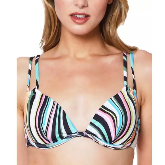 Sanctuary Wavy Baby Underwire Swim Top Medium NWT - Picture 1 of 3